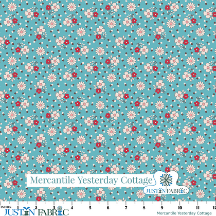 Mercantile Yesterday Cottage Yardage  by Lori Holt | Riley Blake Designs