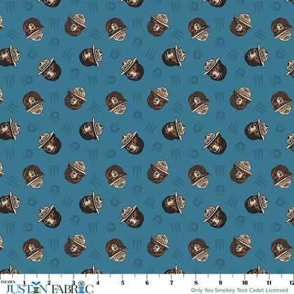 Only You Smokey Toss Cadet Licensed Yardage | Riley Blake Designs