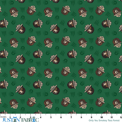 Only You Smokey Toss Forest Yardage | Riley Blake Designs