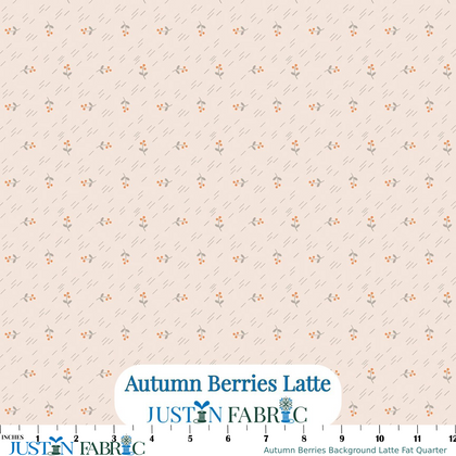 Autumn Berries Background Latte Cotton Fat Quarter by Lori Holt | Riley Blake Designs