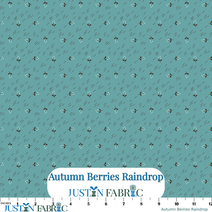 Autumn Berries Raindrop Cotton Yardage by Lori Holt | Riley Blake Designs