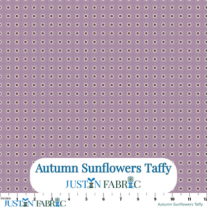 Autumn Sunflowers Taffy Cotton Yardage by Lori Holt | Riley Blake Designs