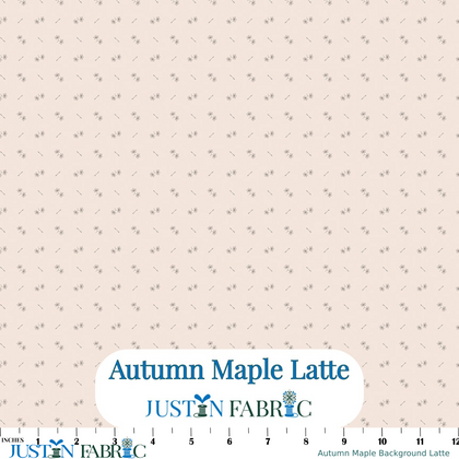 Autumn Maple Background Latte Cotton Yardage by Lori Holt | Riley Blake Designs