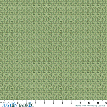 Home Town Holiday Ivy Lettuce Yardage by Lori Holt | Riley Blake Designs