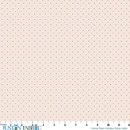 Home Town Holiday Dotty Latte Yardage by Lori Holt | Riley Blake Designs