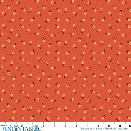 Baked with Love Thankful Autumn Yardage by Lori Holt | Riley Blake Designs