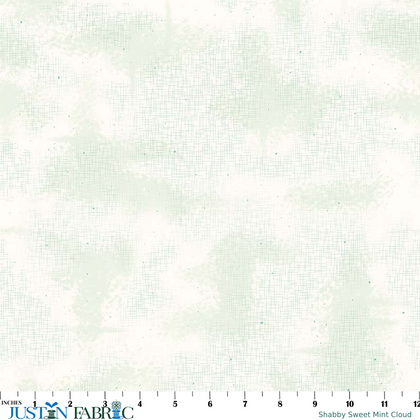 Shabby Sweet Mint Cloud Cotton Yardage by Lori Holt | Riley Blake Designs