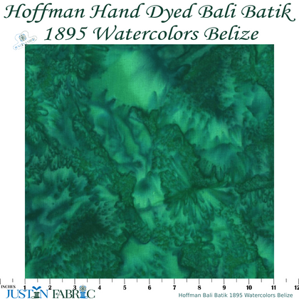 Hoffman Bali Batik 1895 Watercolors Belize Cotton Yardage | Hoffman Fabrics
