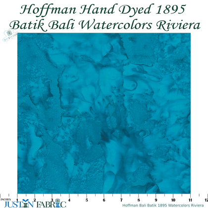 Hoffman Bali Batik 1895 Watercolors Riviera Cotton Yardage | Hoffman Fabrics