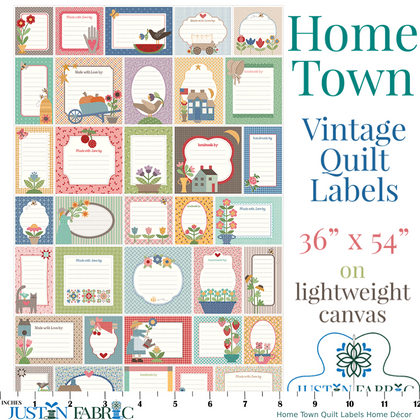Sacos com zíper para decoração de casa Calico 2 painéis Reserva por Lori Holt