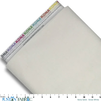 Kona Cotton Solid - Snow White Yardage