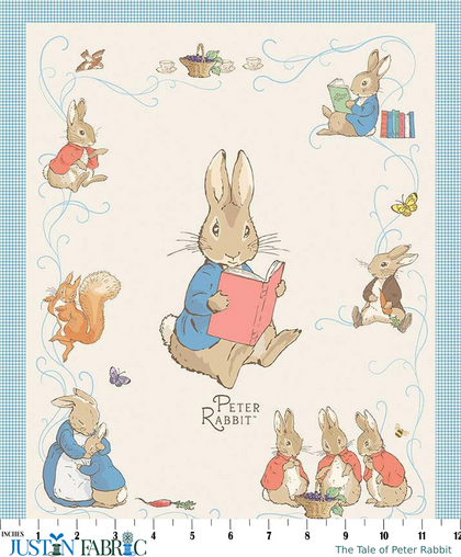 The Tale of Peter Rabbit Panel by Beatrix Potter | Riley Blake Designs