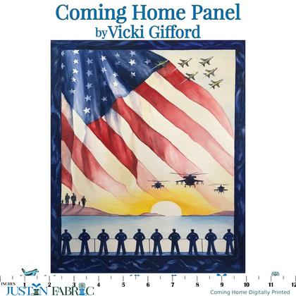 Coming Home Digitally Printed Panel by Vicki Gifford | Riley Blake Designs