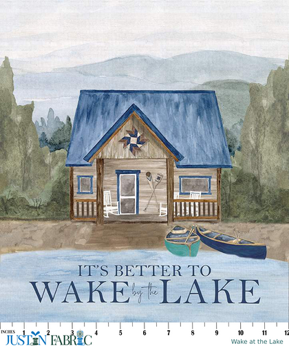 Wake at the Lake Panel by Tara Reed | Riley Blake Designs