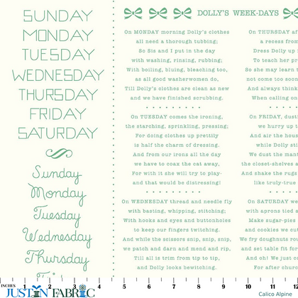 Calico Wide Back Alpine Yardage by Lori Holt | Riley Blake Designs
