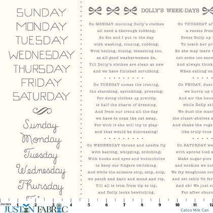 Calico Wide Back Milk Can Yardage by Lori Holt | Riley Blake Designs