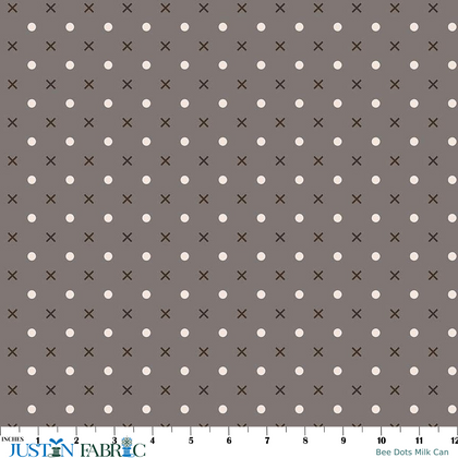Bee Dots Wide Back Milk Can Yardage by Lori Holt | Riley Blake Designs
