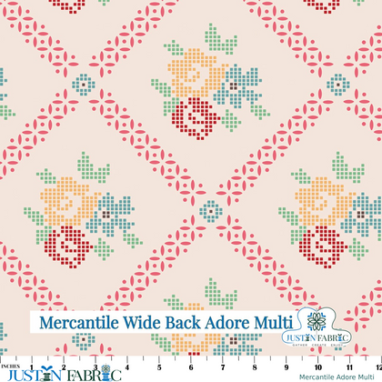 Mercantile Wide Back Adore Multi Yardage by Lori Holt | Riley Blake Designs