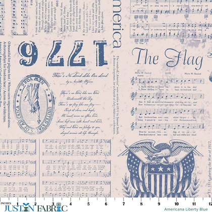 Americana Liberty Blue Wide Back Yardage by Lori Holt | Riley Blake Designs