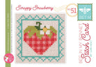 Bee in my Bonnet Stitch Cards Set M Scrappy Strawberry Lori Holt | It's Sew Emma ISE#471