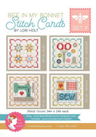 Bee in my Bonnet Stitch Cards Set P Lori Holt | It's Sew Emma ISE#4011