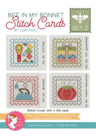 Bee in my Bonnet Stitch Cards Set Z Lori Holt | It's Sew Emma ISE#4088
