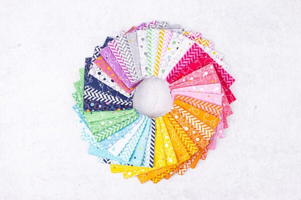 Effervescence Fat Quarter Bundle 18"  X 21" 36 Pcs | Riley Blake Designs