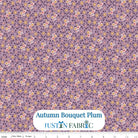 Autumn Bouquet Plum Cotton Yardage by Lori Holt | Riley Blake Designs -C14656-PLUM - Justin Fabric!