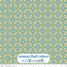 Autumn Plaid Lettuce Cotton Yardage by Lori Holt | Riley Blake Designs -C14651-LETTUCE - Justin Fabric!