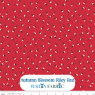 Autumn Blossom Riley Red Cotton Yardage by Lori Holt | Riley Blake Designs -C14654-RILEYRED - Justin Fabric!