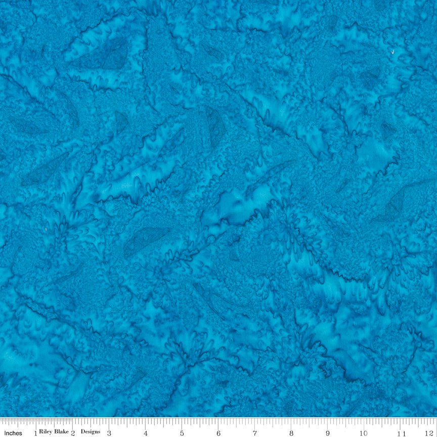 Expressions Batiks Hand-Dyes Ocean Blue Yardage | SKU: BTAP274 -BTAP274 - Justin Fabric!