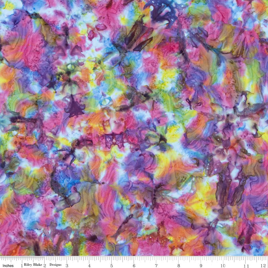 Expressions Batiks Hand-Dyes Confetti Yardage | SKU: BTAP275 -BTAP275 - Justin Fabric!