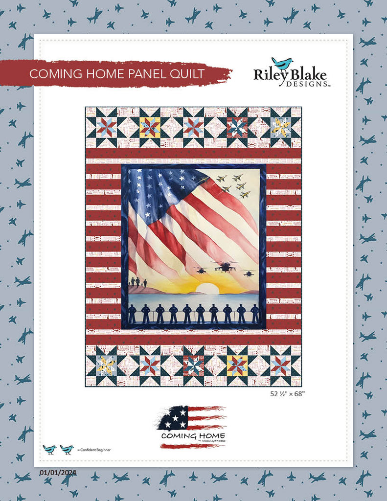 Coming Home Panel Quilt PDF Pattern from Riley Blake Designs