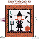 Little Witch Quilt Kit featuring Little Witch by Jennifer Long | Pre-order (April 2024) -KT-LITTLEWITCH - Justin Fabric!