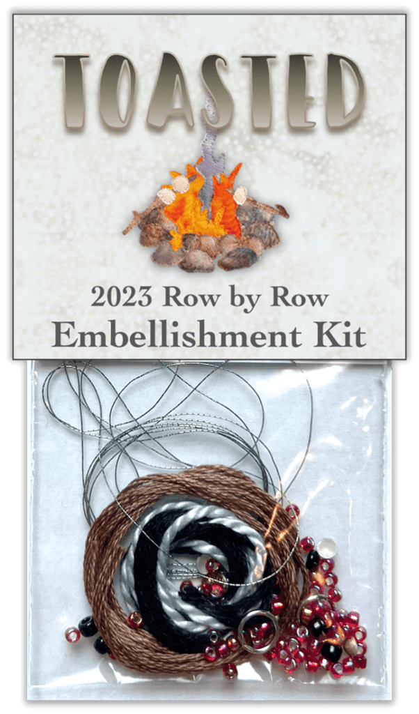 Toasted Embellishment Kit - 2023 Row by Row by McKenna Ryan -ROW2023-E - Justin Fabric!