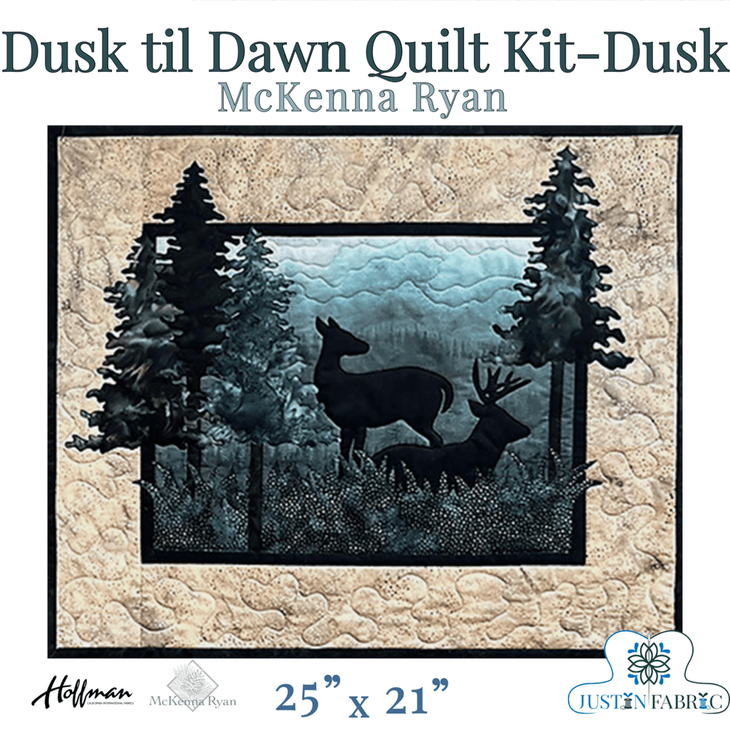 Dusk til Dawn Dusk Traditional Fabric Kit by McKenna Ryan using Hoffman Fabrics -FKDTD01 - Justin Fabric!