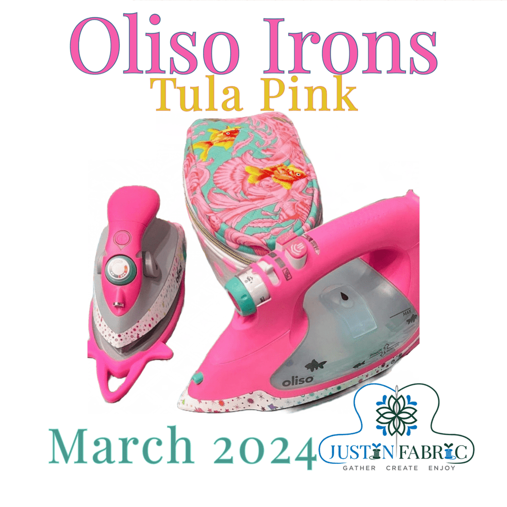 Oliso Mini Iron With Trivet Tula Pink # M3PRO-TULA Pre-Order (Feb 2024) - Justin Fabric!