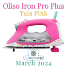Oliso Iron Pro Plus Tula Pink # TG1600-2-TULA Pre-order (Feb 2024) - Justin Fabric!