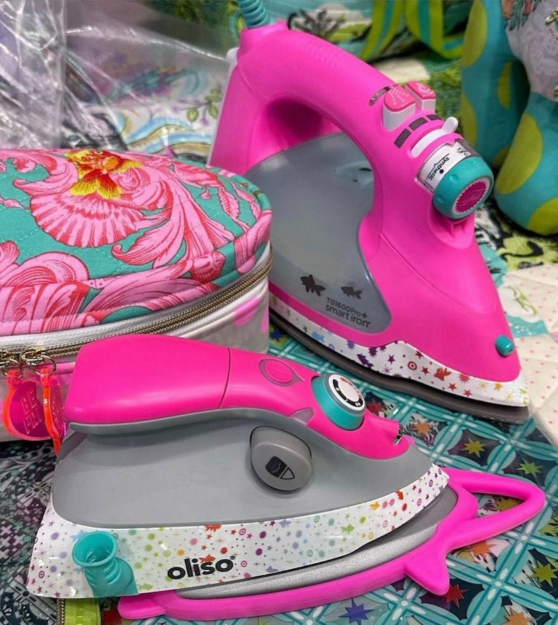 Oliso Iron Pro Plus Tula Pink # TG1600-2-TULA Pre-order (Feb 2024) - Justin Fabric!