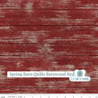 Spring Barn Quilts Barnwood Red Yardage| SKU: C14334-RED Pre-order (January 2024) -C14334-RED - Justin Fabric!