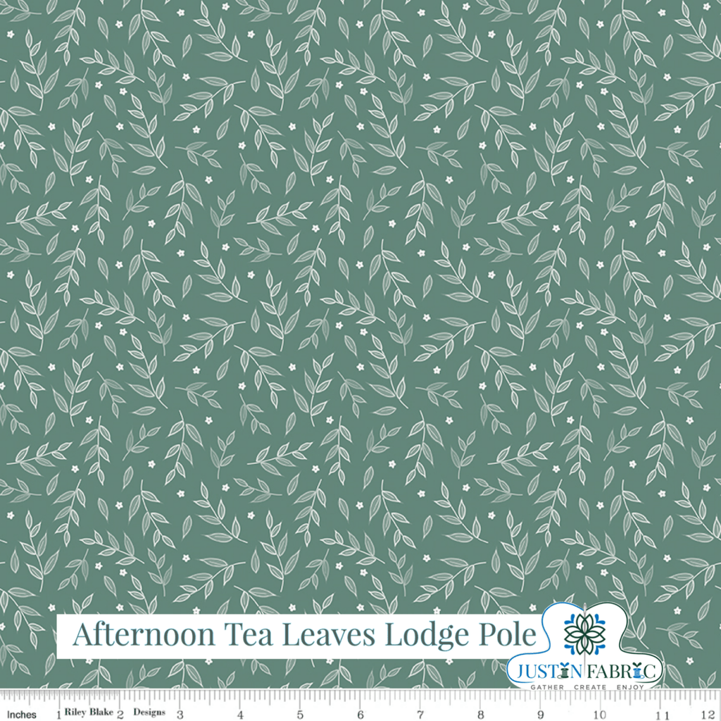 Afternoon Tea Leaves Lodge Pole Yardage| SKU: C14037-LODGEPOLE -C14037-LODGEPOLE - Justin Fabric!