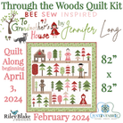Through the Woods Quilt Kit by Jennifer Long | Riley Blake Designs Pre-Order (March 2024) -SA-THRUTHEWOODS-GREEN - Justin Fabric!