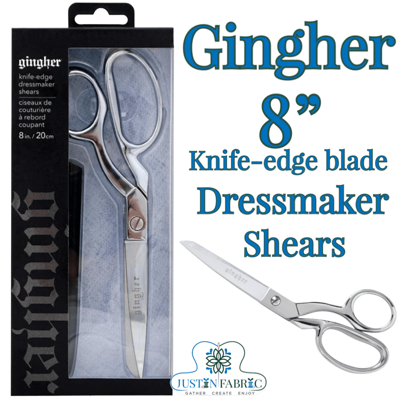 Gingher® 8in Knife Edge Dressmaker Shears | SKU: 220520-1102 -220520-1102 - Justin Fabric!