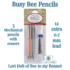 Lori Holt Busy Bee Mechanical Pencils | SKU: ST-33034 -ST-33034 - Justin Fabric!