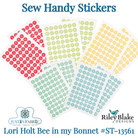 Lori Holt Sew Handy Stickers Bee in my Bonnet #ST-13561 -ST-13561 - Justin Fabric!