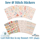 Lori Holt Sew & Stitch Stickers|Bee in my Bonnet #ST-36493 -ST-36493 - Justin Fabric!