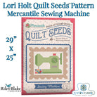 Lori Holt Mercantile Quilt Seeds™ Pattern Sewing Machine | Riley Blake Designs -ST-34025 - Justin Fabric!