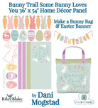 Bunny Trail Some Bunny Loves You 36" x 54" Home Décor Panel | SKU: HD14258-PANEL - Justin Fabric!