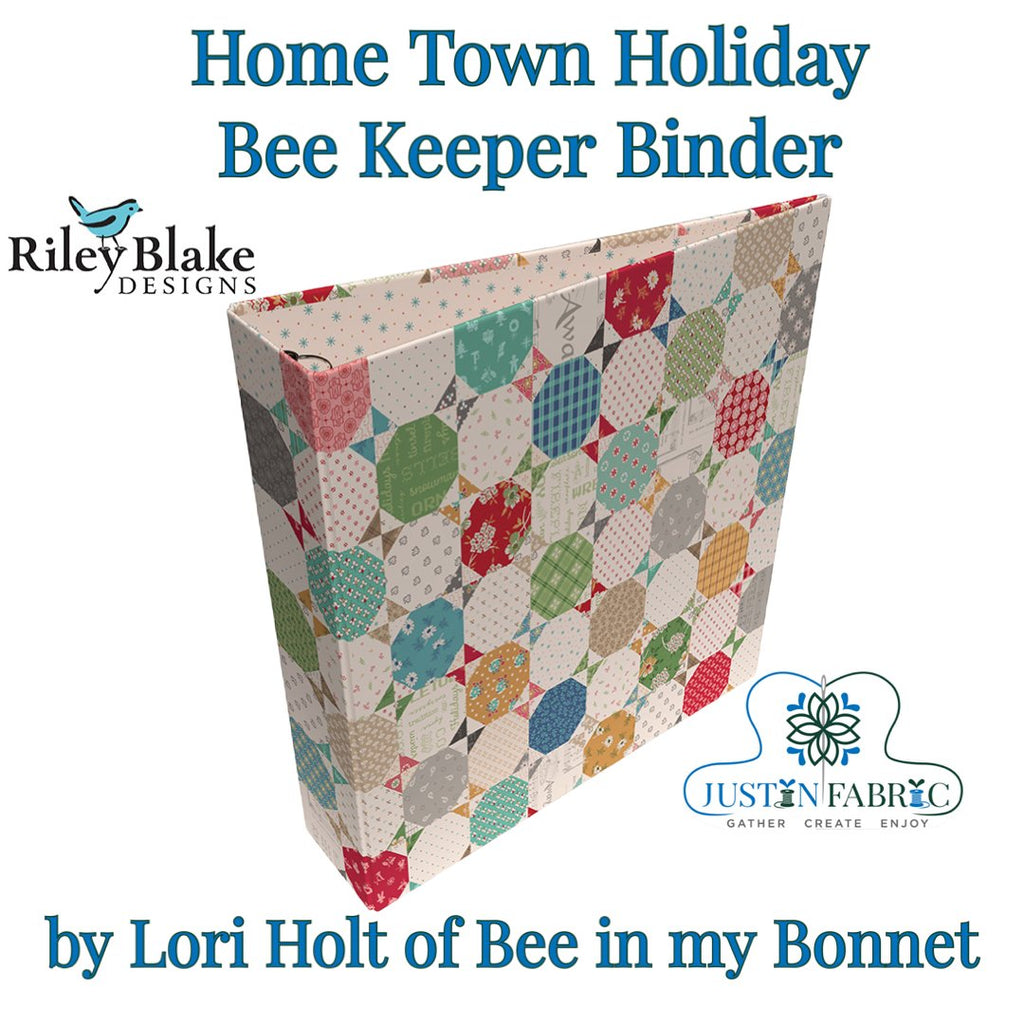 Lori Holt Home Town Holiday Bee Keeper Binder | Riley Blake Designs Pre-Order (July 2024) -ST-36036 - Justin Fabric!