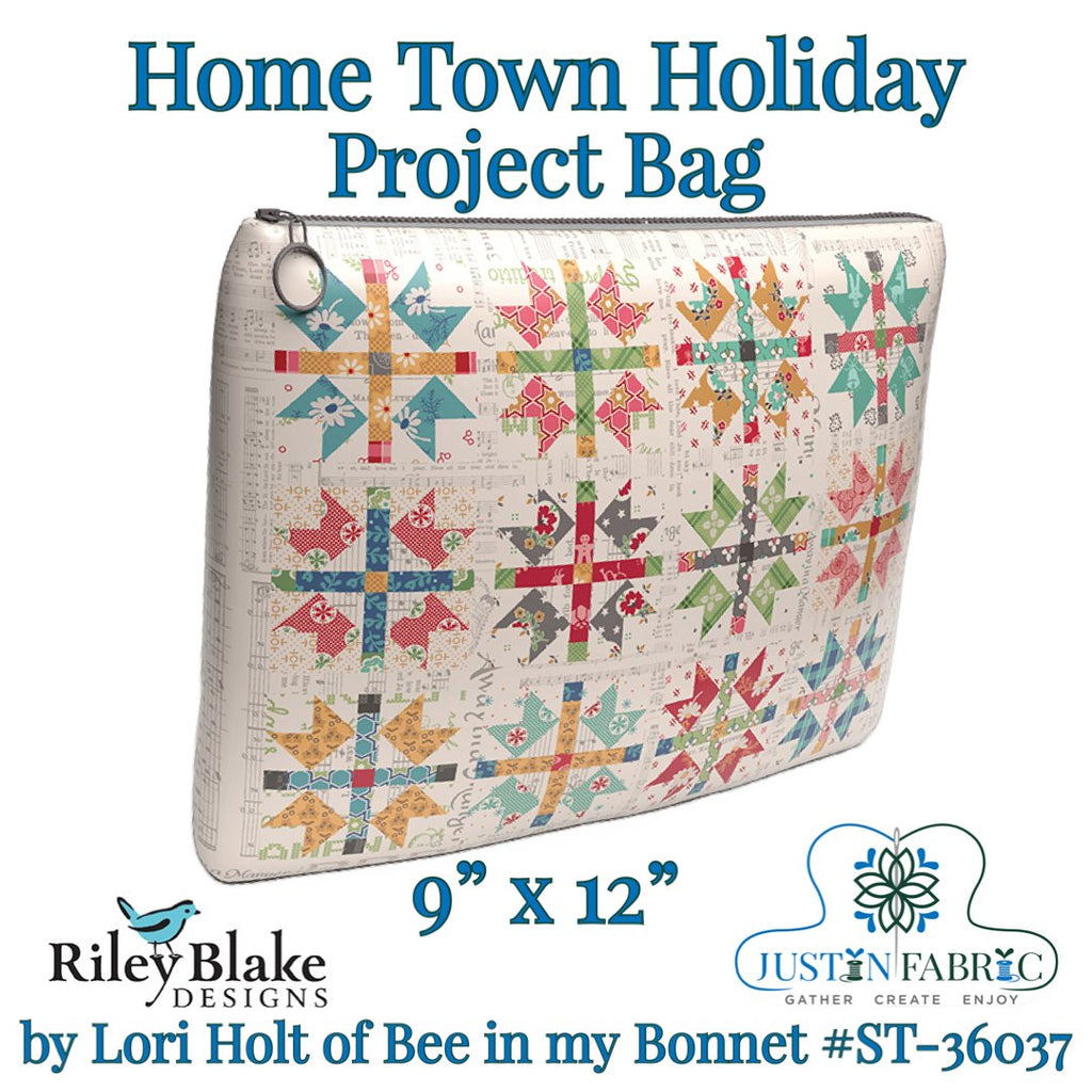 Lori Holt Home Town Holiday Project Bag | Riley Blake Designs Pre-Order (July 2024) -ST-36037 - Justin Fabric!